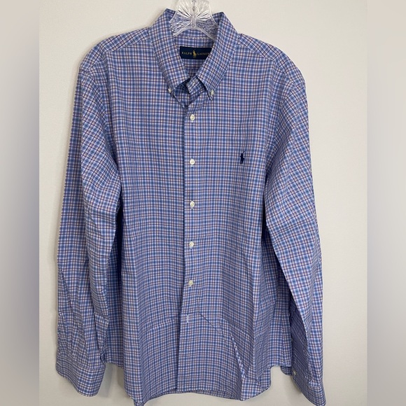 Ralph Lauren Other - 💜 Ralph Lauren Men’s Classic Fit Plaid Button-Down Shirt – Size L l Poshmark